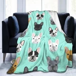 French Bulldog Soft Cozy Flannel Throw Lightweight Warm .... Fixed Price $26.84.