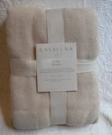 Full/queen Micro Waffle Bed Blanket Natural - Casaluna. Fixed Price $55.00.
