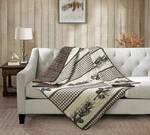 Virah Bella - Cascade Falls Lightweight Quilted Throw Blanket 50"X60". Fixed Price $34.95.