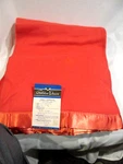 Vtg Jc Penny Golden Dawn Pink Rayon & Wool Blanket W/satin Edging W/tag 72 X 90. Fixed Price $64.99.
