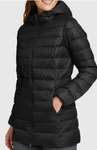 Eddie Bauer Womens Cirruslite 650 Down Ultra Light-hooded Parka-black-size S-new. Fixed Price $59.95.