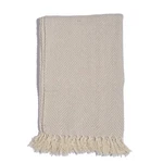 White And Silver 100% Cotton Twill Weave Throw/blanket (59X49 In) New #B311. Fixed Price $21.74.