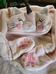 Dream Street Pink Unicorn Hooded Throw Blanket 38 Inches X 30. Fixed Price $11.99.