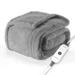 Sunbeam Royal Sherpa Foot Pocket Heated Electric Blanket, Throw, Grey. Fixed Price $83.95.