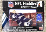San Diego Chargers Nfl Huddler Comfy Throw Soft Fleece Blanket W/ Sleeves - New. Fixed Price $39.99.