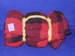Nwt American Eagle Outfitters Red + Black Plaid Plush Throw Blanket 50 X 60. Fixed Price $17.50.