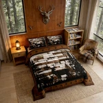 Feelyou Rustic Deer Bedding Set Wild Animals Hunt Comforter Kids Boys. Fixed Price $83.58.