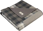 Luxury Quilted Throw - Cabin Lifestyle, Patchwork With Moose Design All Season,. Fixed Price $77.99.