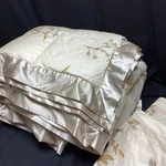 Northern Nights Down Blanket Queen & 2 Shams Chinese Floral Cotton Lightweight. Fixed Price $100.00.
