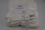 Hiend Accents Cotton Knit Blanket King Vintage White New Soft Luxury Throw. Fixed Price $59.99.