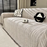Chenille Couch For Sofa Washable Pet Scratch Covers Tassel .... Fixed Price $84.20.
