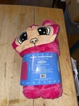 Cozy Creatures Northpoint Kid's Velvet Hooded Blanket 40" X 47 1/2" New Nwt. Fixed Price $11.00.