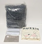 Nuzzie Chunky Knit Weighted Blanket Dusty Blue 16 Lbs New. Fixed Price $229.99.