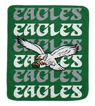 Philadelphia Eagles Nfl Pegasus 60X70 Kelly Green Retro Ultra Soft Throw Blanket. Fixed Price $39.99.