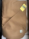 Carhartt Sherpa-lined Blanket 59.5 X 45.5 Brown Solid Cotton Adults. Fixed Price $58.10.
