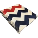 Manual Nautical Chevron Stripe Throw Blanket Made Usa 50X60 Soft Polyester New. Fixed Price $39.00.