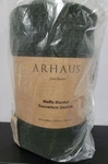 Arhaus Waffle Knit Throw Blanket Dark Green Fabfitfun Fall 2021 50" X 60". Fixed Price $29.95.
