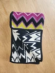 Missoni Target Chevron Reversible Throw Blanket Passione 48''X58"(ACTUAL)*EUC. Fixed Price $150.00.