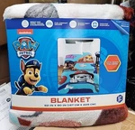 Paw Patrol Blanket 62 X 90 Super Soft, Fits Twin & Full Beds. Fixed Price $14.99.