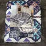 Vtg Native Indian Aztec Fashion Print Full/twin Owen Blanket 72 X 90 New Sealed. Fixed Price $35.99.