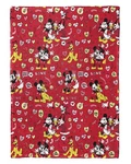 Northwest Mickey Mouse Silk Touch Throw Blanket, 50" X 70", Love. Fixed Price $28.79.