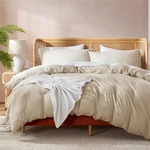Nestl Beige Cream Duvet Full (80" X 90") - Button Closure, 03. Fixed Price $28.99.