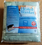Biddeford Automatic Off Heated Blanket Twin Green New. Fixed Price $125.99.