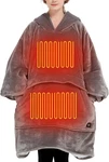 Battery Operated Heated Hoodie Blanket - Cordless Comfort On The Go. Fixed Price $104.99.