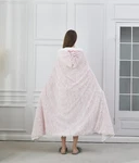 Regal Comfort - Bubblegum Frost Faux Fur Sherpa Wearable Blanket 50"X70". Fixed Price $44.99.