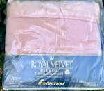 Blanket Royal Velvet King Fieldcrest Wool Acrylic Pink Satin Trim Usa Vintage. Fixed Price $79.45.