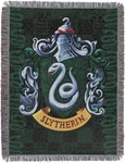 Northwest Harry Potter Woven Tapestry 48" X 60", Slytherin Shield. Fixed Price $47.23.