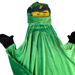 Lego Ninjago Wearable Blanket Kids One Size Green Lloyd Hooded Costume Throw. Fixed Price $23.40.