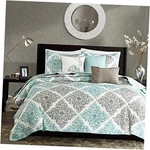 Claire Quilt Modern Design - All Season, King/cal KING(104"X94") Aqua. Fixed Price $126.33.