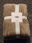 Ugg Queen Novah Blanket 96" X 92" Color: Lt Fawn - New!. Fixed Price $129.99.
