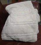 Life Comfort Luxe Velvet Throw, Ultra Soft, Elegant, Plush, Ivory. Fixed Price $23.99.