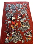 Vera Bradley Disney Mickey And Minnie's Flirty Floral Velour Blanket 80 X 50. Fixed Price $39.77.