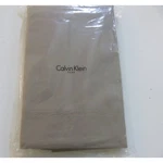 Calvin Klein Home Queen Flat Sheet Tan Taupe Blanket Stitch Twill Bedding New. Fixed Price $27.00.