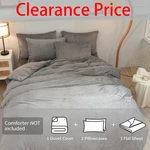 Clearance 4PCS Duvet Cover Set Ultra Soft Coral Fleece Zipper Closure. Fixed Price $23.99.