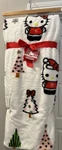 Hello Kitty Santa Outfit Christmas Plush Throw Blanket 50IN X 70IN - Nwt. Fixed Price $43.99.