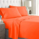Superior Bedding Collection 1000TC Egyptian Cotton Us Sizes Orange Solid. Fixed Price $148.37.