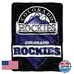 Northwest Mlb Colorado Rockies Royal Plush Raschel Throw One Size Multicolor. Fixed Price $84.38.