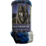 Wilderness Frontier Wolf Plush Throw By Artist James Meger. Fixed Price $12.00.