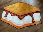 Bigmouth Smores Netflix Movie Night Fuzzy Throw Blanket Bed Cover. Fixed Price $10.00.