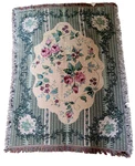 Nwt Usa Tracy Porter Home Collections 1997 Floral Woven Tapestry Throw Blanket. Fixed Price $52.00.