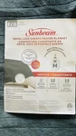Sunbeam Royal Luxe Sherpa Night Fog Heated Reversable Blanket - Full. Fixed Price $80.95.