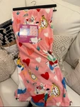 Disney Alice Wonderland Throw Blanket Valentines Day 50 X 70 White Rabbit. Fixed Price $39.99.