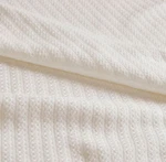 Madison Park Liquid Cotton Blanket Twin Size Ivory. Fixed Price $29.59.
