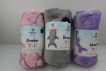 Comfort Bay Slumber Tail Kids Blanket Sleeping Bag 24X50 Mermaid Shark. Fixed Price $12.99.