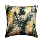 Greenish Decorative Throw Pillow Cover, 16"X16" Satin Cushion - The Tropics. Fixed Price $69.26.
