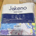 Jekeno Glow In The Dark Throw Blanket 50X60 Multicolor Polyester. Fixed Price $25.00.